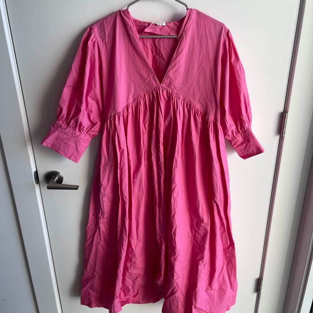 Livro Pink Midi Dress